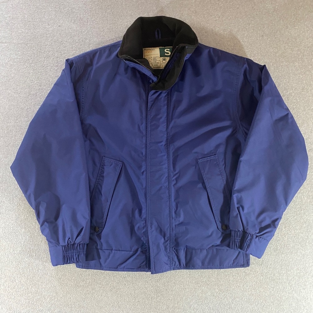 WearGuard 1445 Mens Small Blue Waterproof Thinsulate Insulated Fleece Jacket